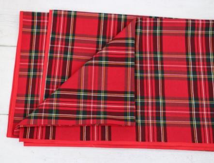 Arab Gespierd Miniatuur Rood geruit tafelkleed in verschillende lengtes -grote ruit(laatste meters  stof, niet meer leverbaar) – Textielfeest