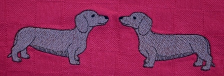 LINNICK Theedoeken & Keukendoeken Set Blok - rood - set van 20
